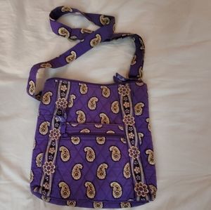 Vera Bradley vintage purple paisley purse